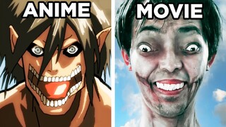 Attack on Titan Anime VS Movie