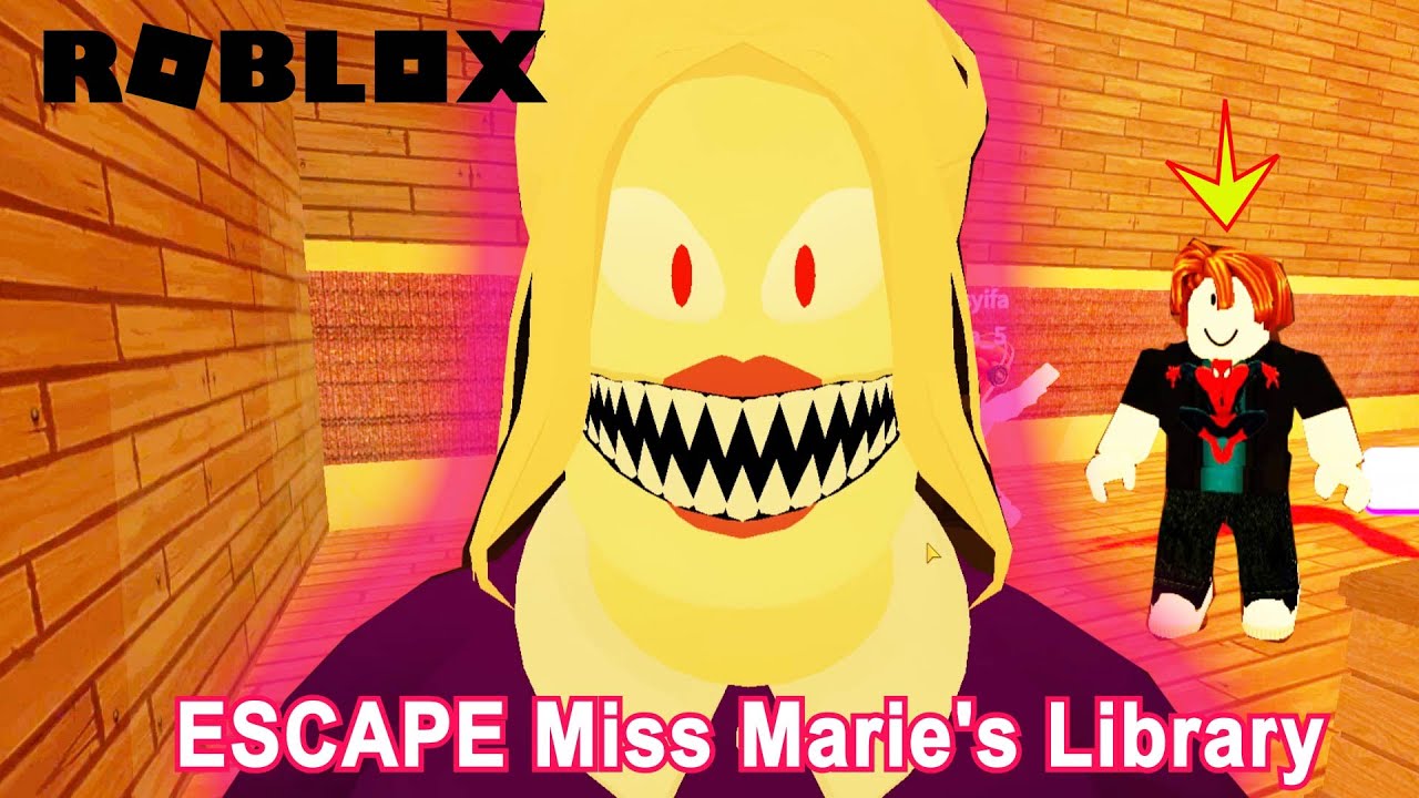 Escape Miss Marie's Library Scary Obby TNT trốn thoát khỏi thư viện trong  Roblox - Bilibili