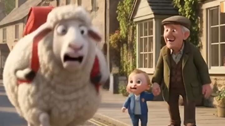 Sheep Is Late for School! 😂🐑🎒