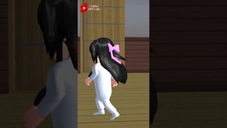 RINA'S WORLD : RINA MENGURANGI PENDERITAAN MAMA #sakuraschoolsimulator #shorts