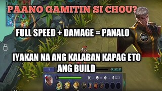 THE FLASH OF ML | PAANO GAMITIN SI CHOU | FULL SPEED | TIPS & TRICKS, FARMING, ITEM & GANK | MLBB