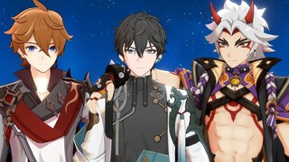【崩坏星穹铁道/仿原神渲染】丹恒征服提瓦特大陆舞蹈界