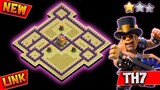 NEW TH7 WAR BASE WITH LINK | NEW TH7 FARMING BASE WITH LINK | ANTI DRAGON | CLASH OF CLANS