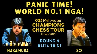 WORLD BLITZ NO.1! UUBRA KAYA?? Champion Chess Tour Finals 2021 Nakamura vs So Round 4 Blitz TB G1