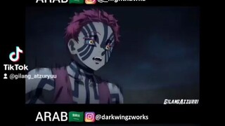 Rengoku Vs Akaza Dub Arab