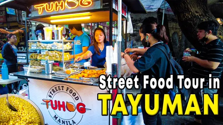 FILIPINO STREET FOOD Tour in Tayuman and Herrera Street MANILA | Manila Philippines |