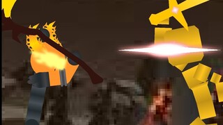 Molten Boss vs. Golden Titan (Tower Defense Animation)