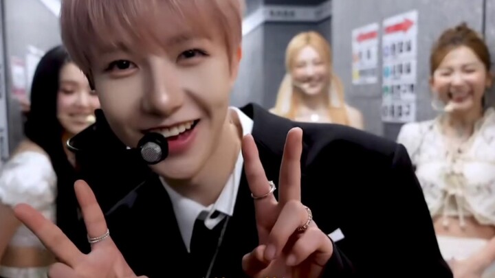 At Irene’s single word “Renjun,” the adorable baby leapt right into frame.