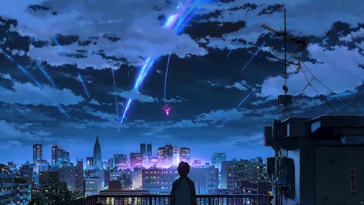 1080P Your Name-Comet Sky