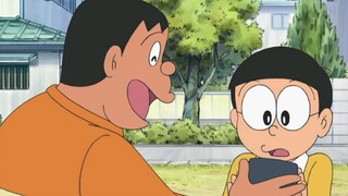 Doraemon: Nobita got the prop relocation stick and used it to trick Suneo