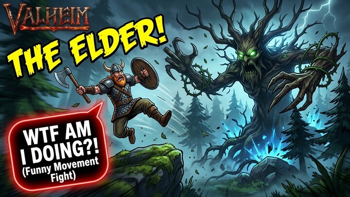 英灵神殿/Valheim】用最抽象的走位戏耍古树长者！The Elder Fight