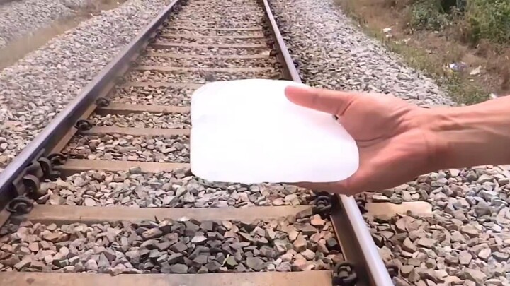 Will slippery ice cause the train to slip?