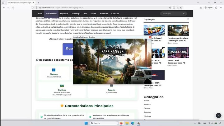 Park Ranger Simulator | Descargar para PC