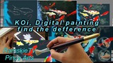 Colorful fish painting | in the Pond | Digital painting | Pinoy Arts