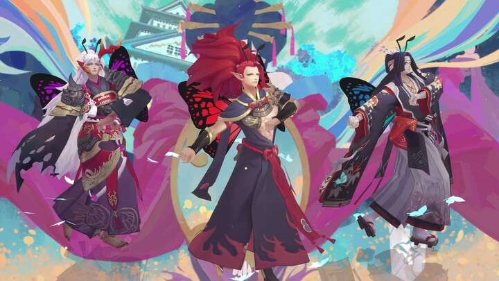 [Ibaraki Sake][ Onmyoji MMD] Drunk Oeyama Butterfly