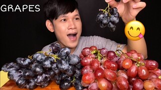 MUKBANG BLACK GRAPES WITH RED GRAPES | MukBang Eating Show ( Yummy Fruit )