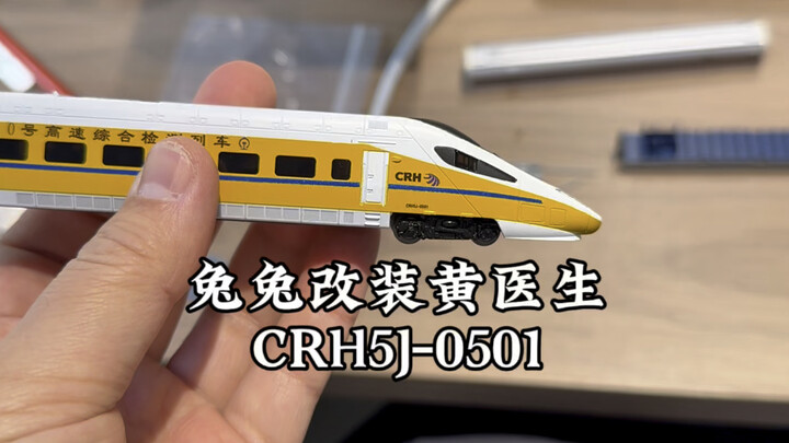 CRH5J黄医生N比例火车模型改装 feat.仔姜兔製作所