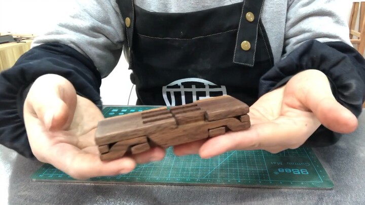 【作品展示】制作过程剪辑中…手掌心这么小的将军案，再也不用担心练手把木头做坏了