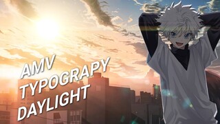 AMV DAYLIGHT l TYPOGRAPY l MARIN