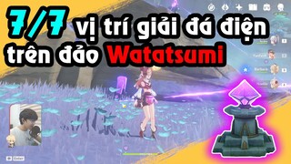 7 vị trí giải "Đá điện" trên đảo Watatsumi | Inazuma Genshin Impact