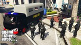 Patroli Pasukan Brimob Pergoki Perampokan Di Jalan || GTA 5 Mod Polisi Indonesia