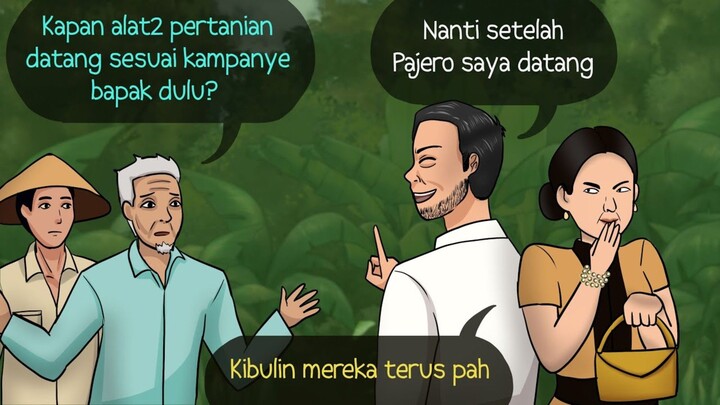 Azab Kades Korup – Tilep duit Desa buat Foya2 #HORORMISTERI | Kartun Hantu