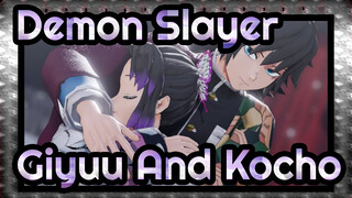 [Demon,Slayer,MMD],Tomioka,Giyuu,And,Kocho,Shinobu,Dance,Together!