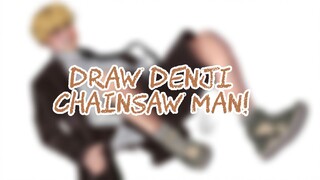 Draw denji chainsaw man [Speedpaint]