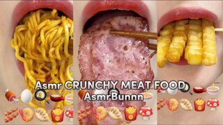 Asmr CRUNCHY MEAT FOOD 🥘 - AsmrBunnn