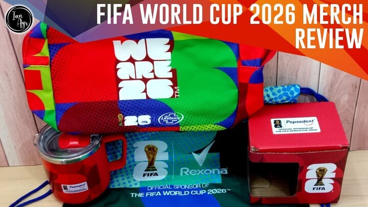 [ REVIEW ] FIFA World Cup 2026 Merchandise Pepsodent Vacuum Mug Rexona String Bag Lifebuoy Pouch