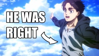 Eren was Lowkey Right | An Attack on Titan Analysis