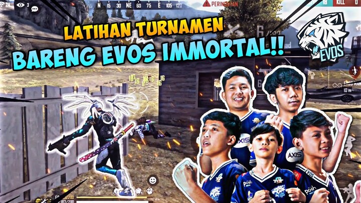KESERUAN LATIHAN BARENG EVOS IMMORTAL! SAMPAI REBUTAN KILL