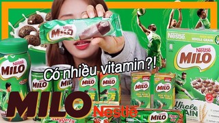 [Mukbang] Uống các loại Milo / NESTLE MILO VIETNAM / Sữa socola Milo