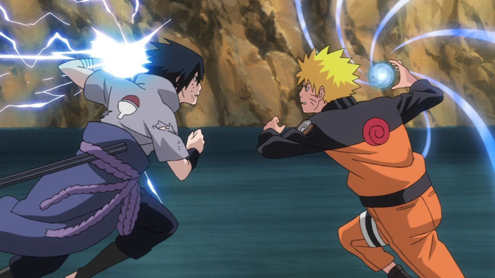 Naruto vs Sasuke Full Fight - BiliBili