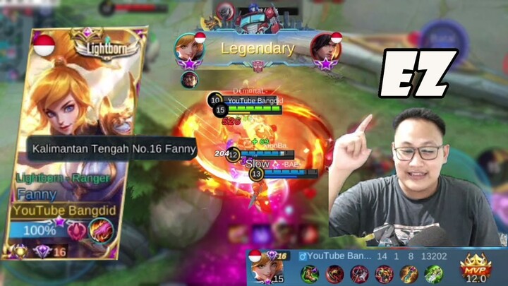 TOP FANNY KALIMANTAN ACAK ACAK LAND OF DAWN ! - MOBILE LEGENDS
