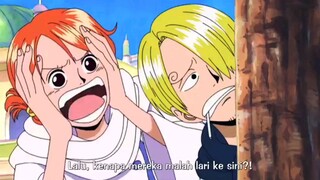 Lagi-lagi crew luffy kejar kejaran sama smoker!