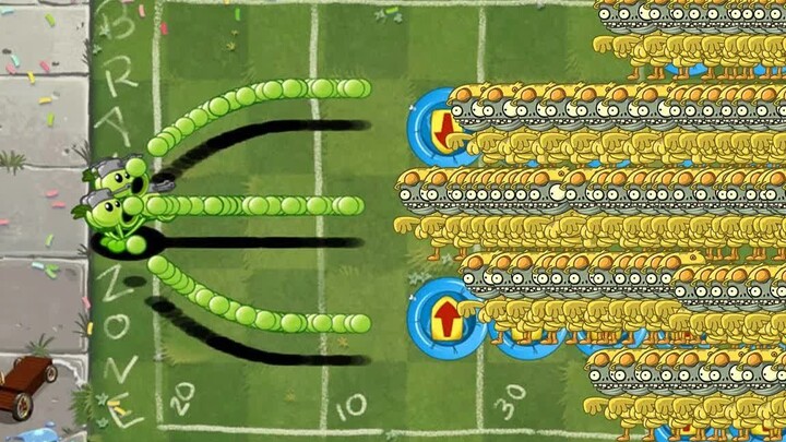 PvZ 2 100 tanaman vs 100 zombie – semua tanaman level 1 melawan zombie iblis Paskah – mana yang lebi