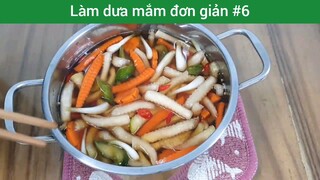 Làm dưa mắm đơn giản p6