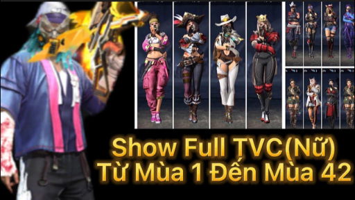 [FREE FIRE] Show Full Thẻ Vô Cực ( Nam + Nữ) Từ Mùa 1 Đến Mùa 42