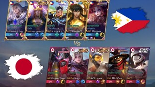 4 Scaling Hero🔥 Valir Philippines vs. Aldous Japan!! | National Arena Contest MLBB