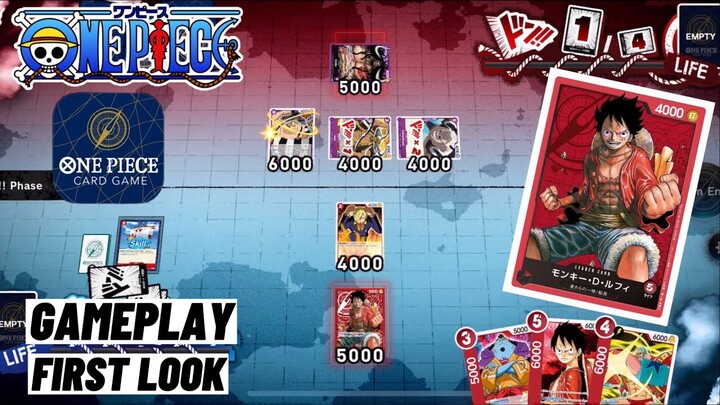 One Piece Card Game Tutorial App Gameplay First Look