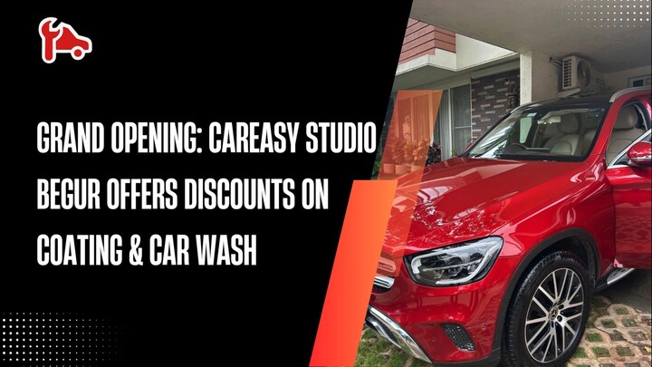 Grand Opening CarEasy Studio Begur Offers Discounts on Coating & Car Wash