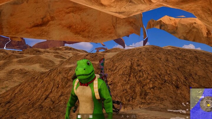 Si Dinosaurus kecil, kamu mainnya bener-bener gila nih!