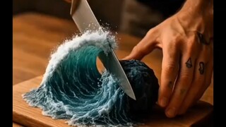 When you cut through a tsunami tornado