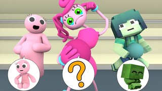 Monster School: Mommy Long Legs Vs Rainbow Friend have BABY- Pregnant Challenge |Minecraft Animation