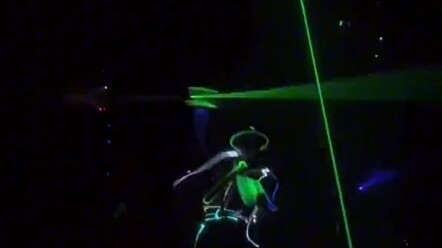 When he reached for the ray, I laughed. But as soon as he grabbed it, he totally flipped me off!