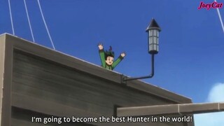 Gon on his journey to become a Hunter