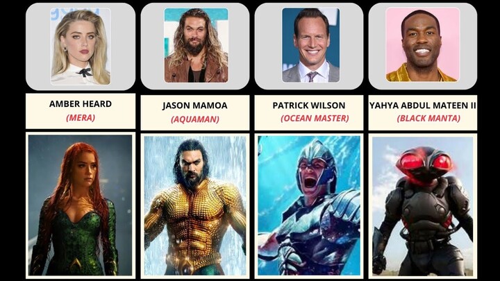 The Cast of Aquaman and The Lost Kingdom #movie #cinema #aquamanmovie