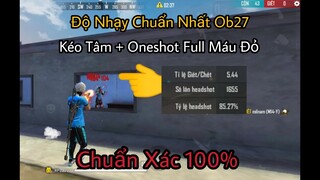 Comeback 1vs4 + Show Độ Nhạy Mới Chuẩn Nhất Ob27 Giúp Kéo Tâm và Oneshot Svd M1014 M1873 FUll ĐỎ 🔥