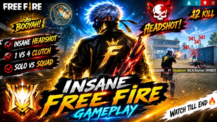 🔥 FREE FIRE CS RANK FULL GAMEPLAY 🔥#freefire #bilibili #video
